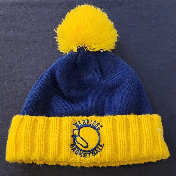 Golden State Warriors Beanie New Era Hat Retro Logo Knit Winter Cap NBA The City - Picture 6 of 8
